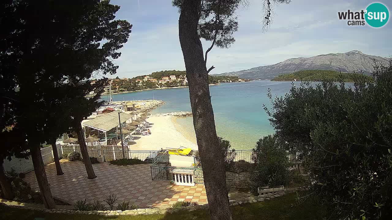 Webcam Lumbarda – Prvi Žal beach – Korčula
