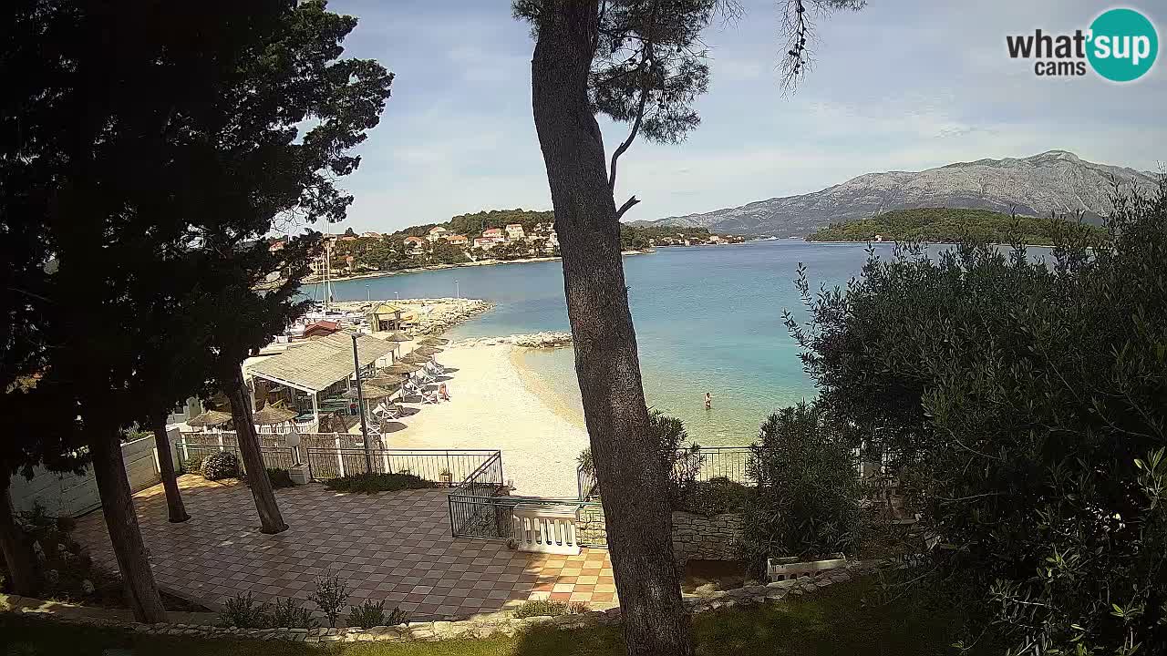Webcam Lumbarda – Prvi Žal beach – Korčula