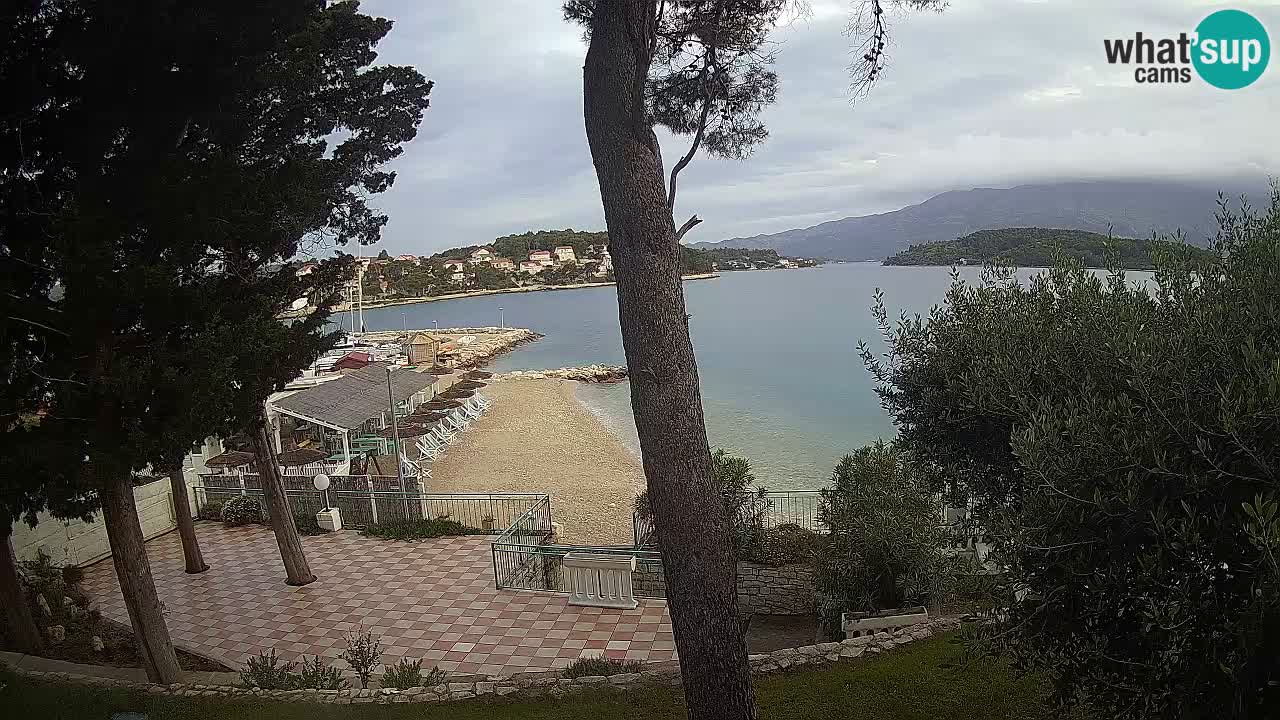 Webcam Lumbarda – Prvi Žal beach – Korčula