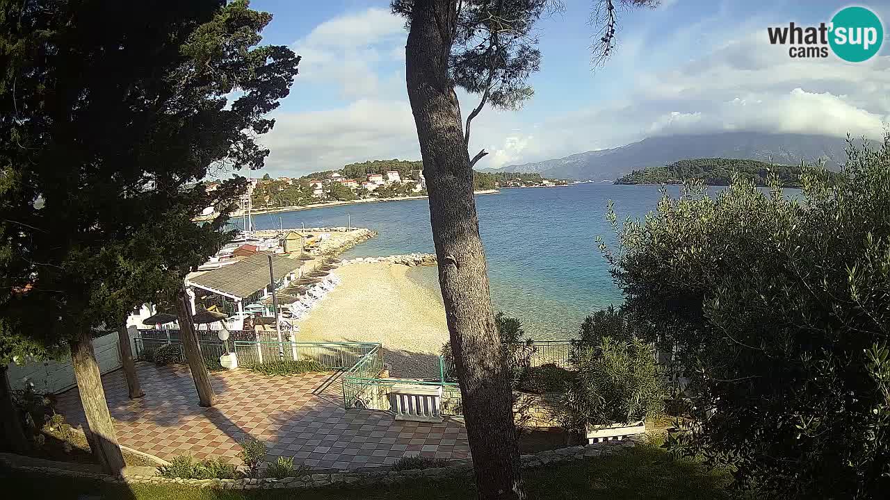 Web kamera Lumbarda – Plaža Prvi Žal – Korčula