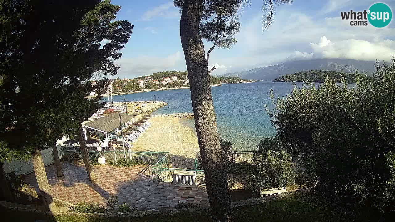 Web kamera Lumbarda – Plaža Prvi Žal – Korčula