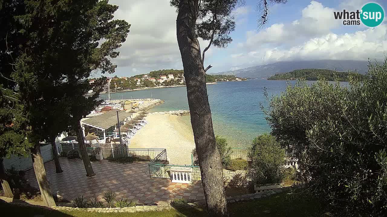 Livecam Lumbarda – Spiaggia Prvi Žal – Korčula