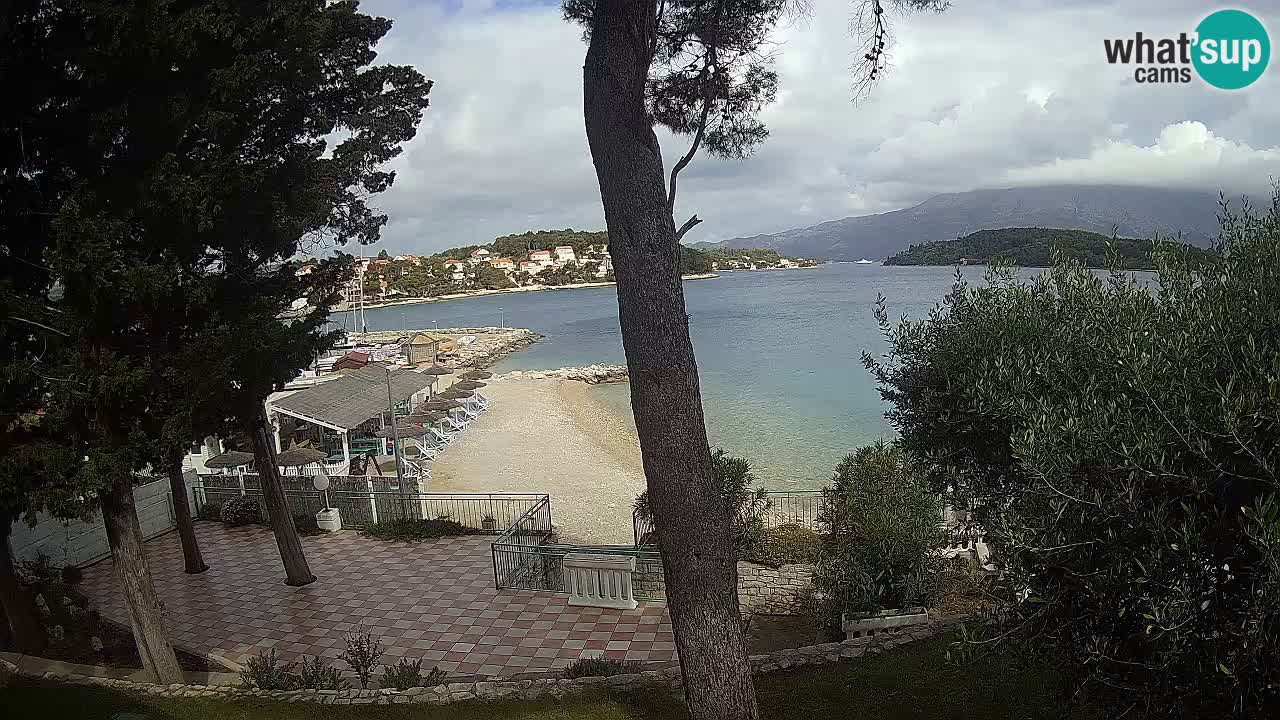 Livecam Lumbarda – Spiaggia Prvi Žal – Korčula