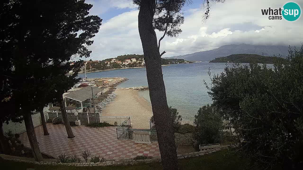 Livecam Lumbarda – Spiaggia Prvi Žal – Korčula