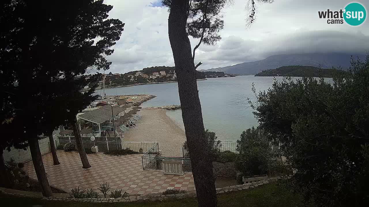 Webcam Lumbarda – Prvi Žal beach – Korčula