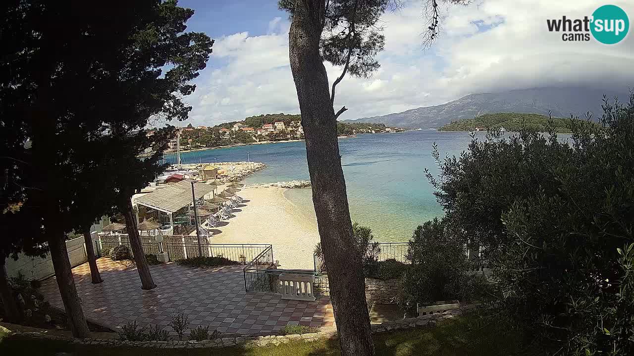 Web kamera Lumbarda – Plaža Prvi Žal – Korčula
