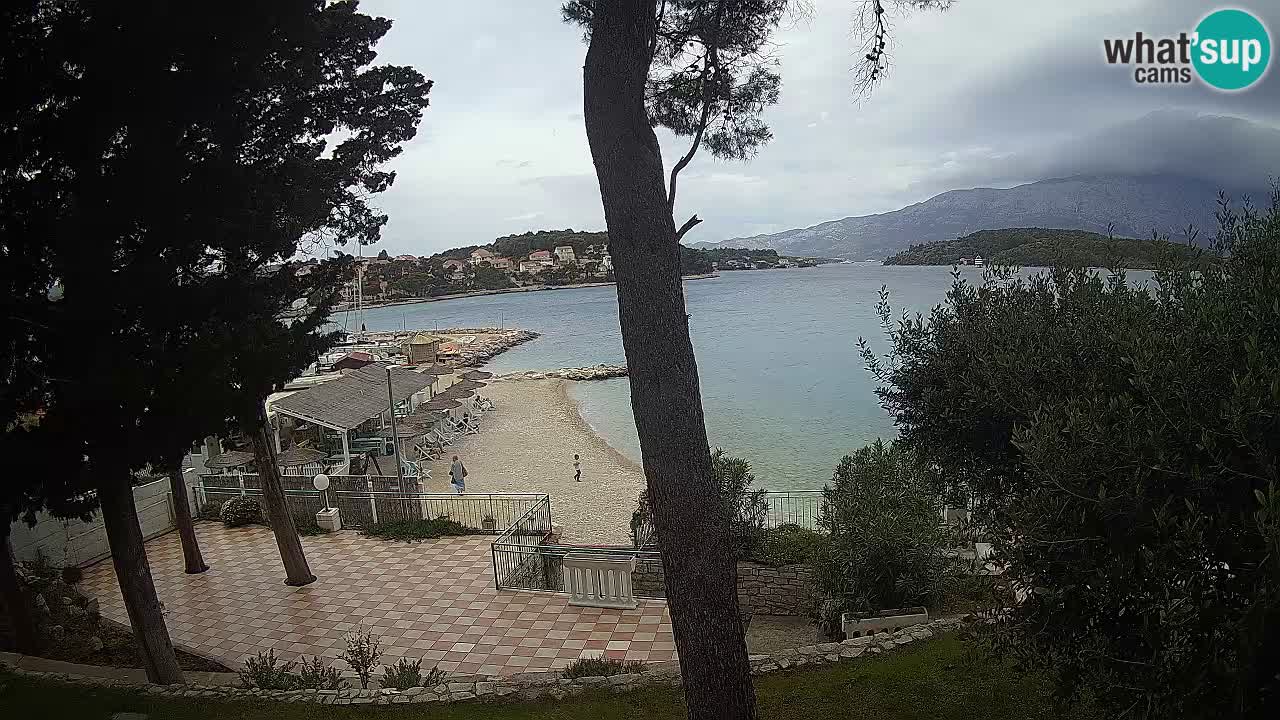 Web kamera Lumbarda – Plaža Prvi Žal – Korčula