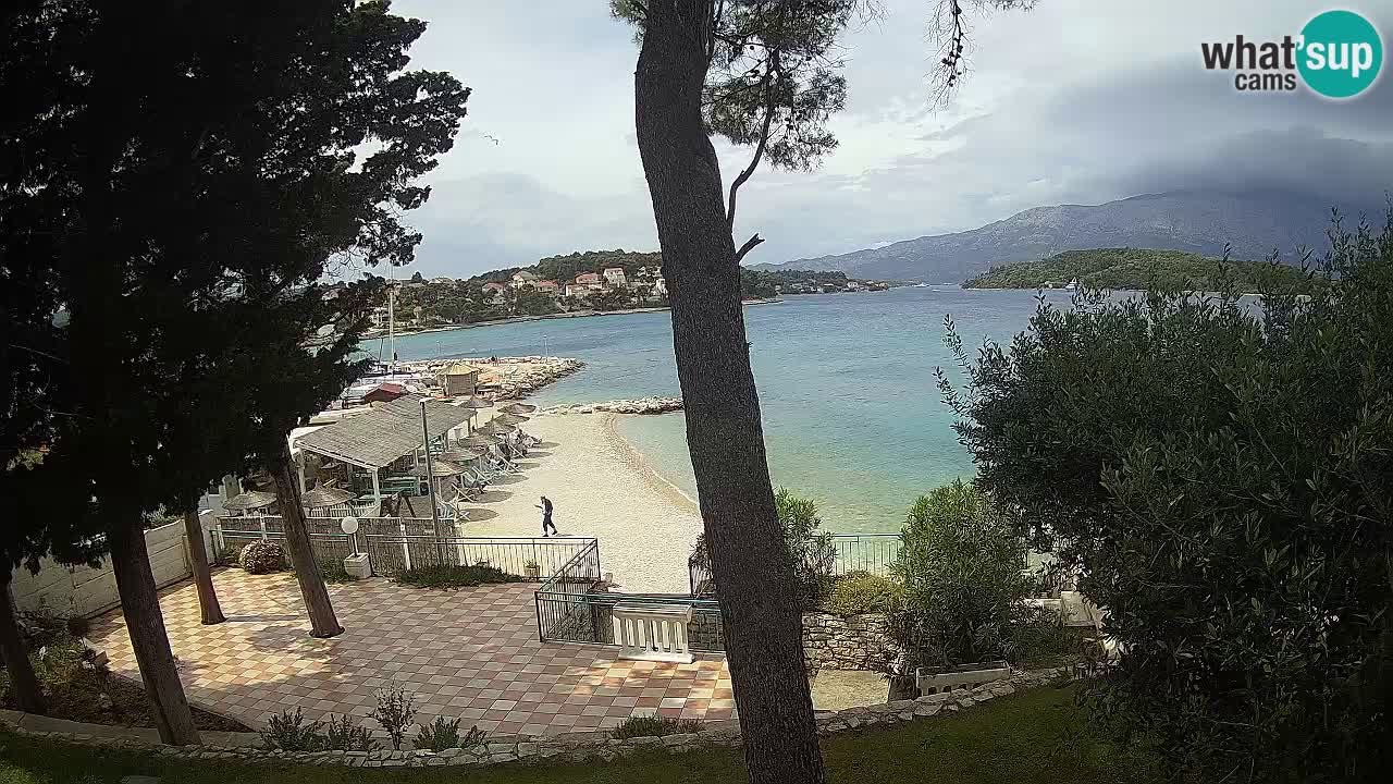 Webcam Lumbarda – Prvi Žal beach – Korčula