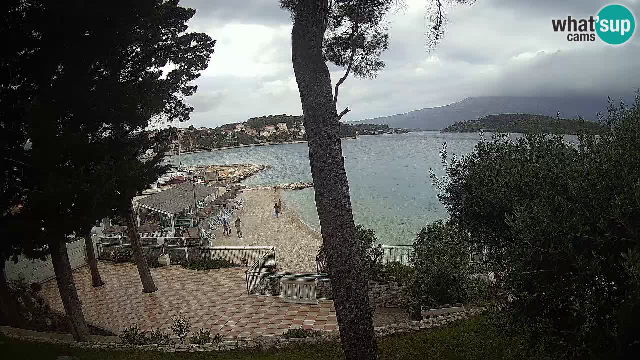 Webcam Lumbarda – Prvi Žal beach – Korčula