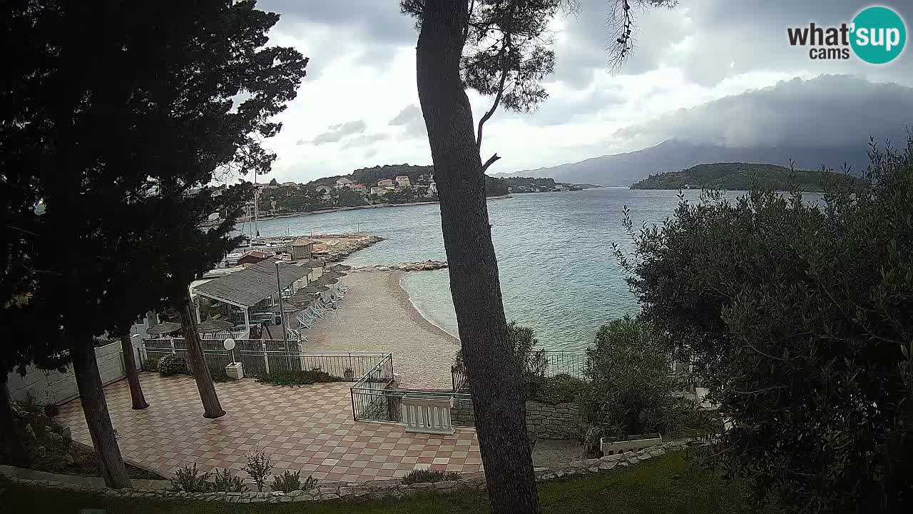 Camera en vivo Lumbarda – Playa Prvi Žal – Korčula