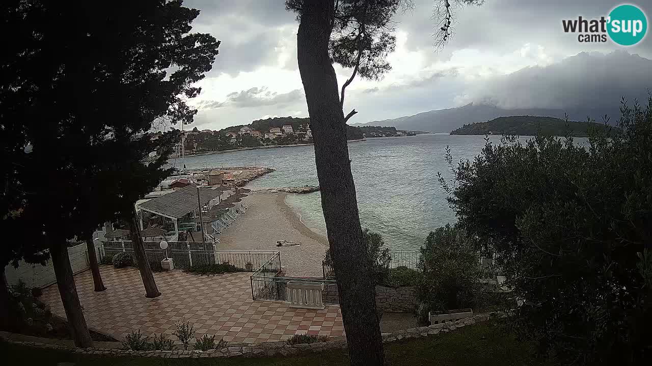 Livecam Lumbarda – Spiaggia Prvi Žal – Korčula