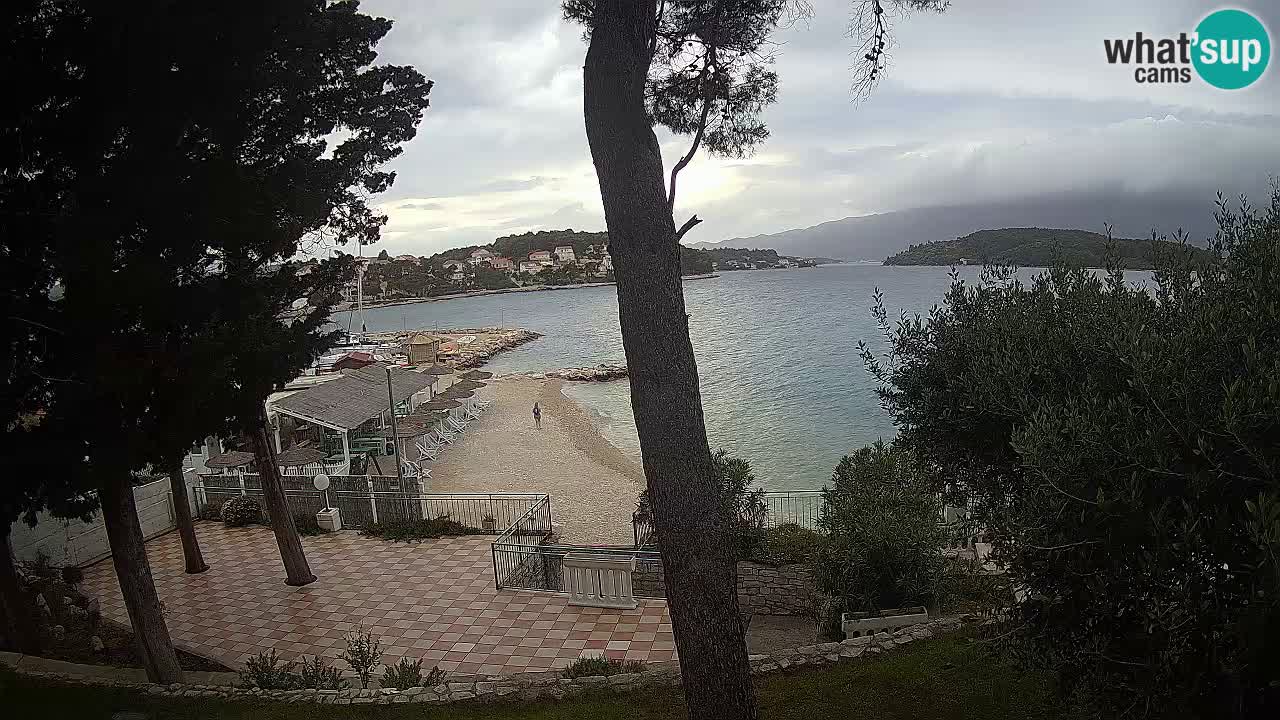 Webcam live Lumbarda – Plage Prvi Žal – Korčula