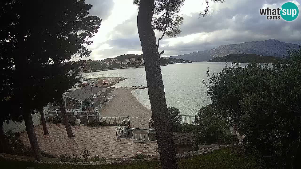 Web kamera Lumbarda – Plaža Prvi Žal – Korčula