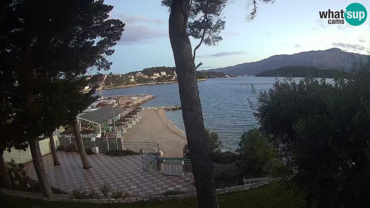 Camera en vivo Lumbarda – Playa Prvi Žal – Korčula