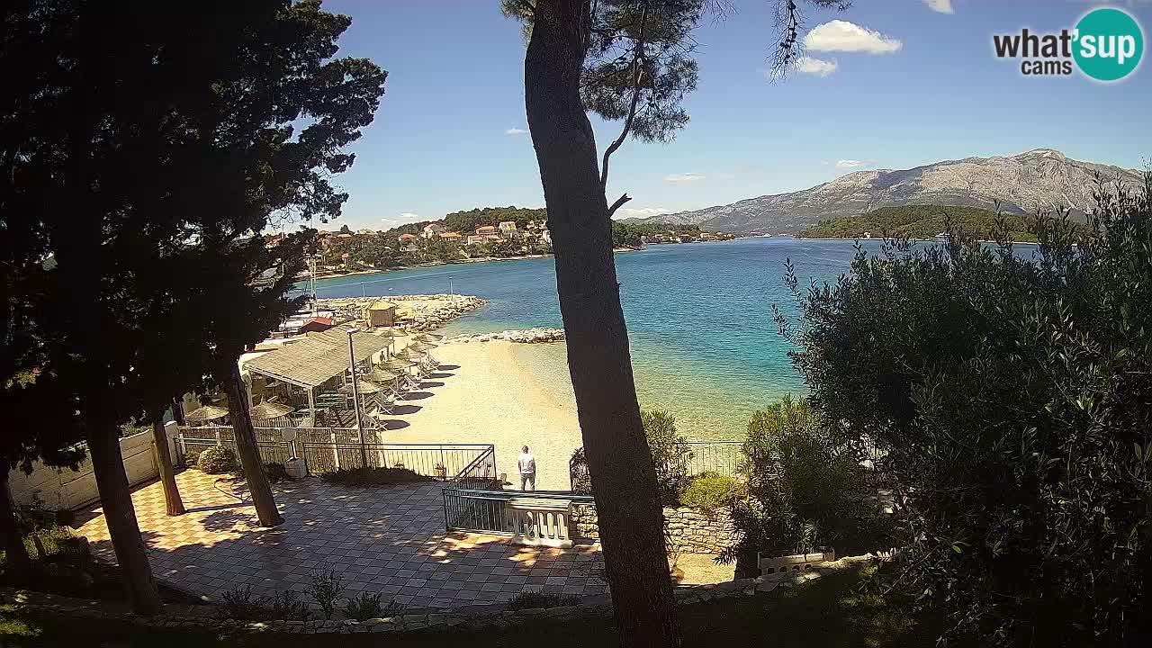 Webcam Lumbarda – Prvi Žal beach – Korčula