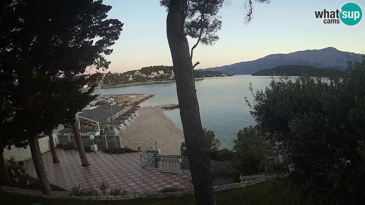 Webcam Lumbarda – Prvi Žal beach – Korčula