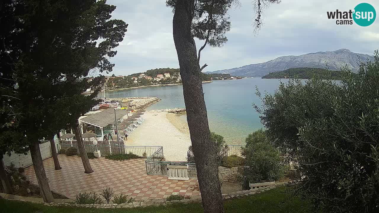 Webcam Lumbarda – Prvi Žal beach – Korčula