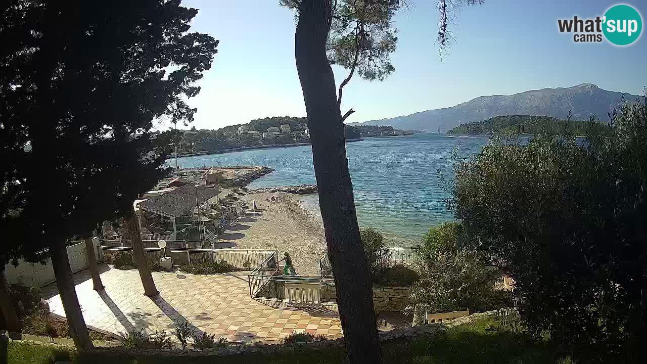 Webcam Lumbarda – Prvi Žal beach – Korčula