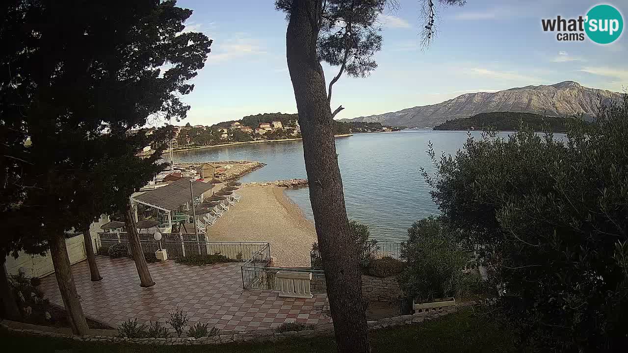 Webcam Lumbarda – Prvi Žal beach – Korčula