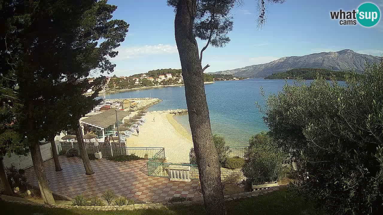 Webcam Lumbarda – Prvi Žal beach – Korčula