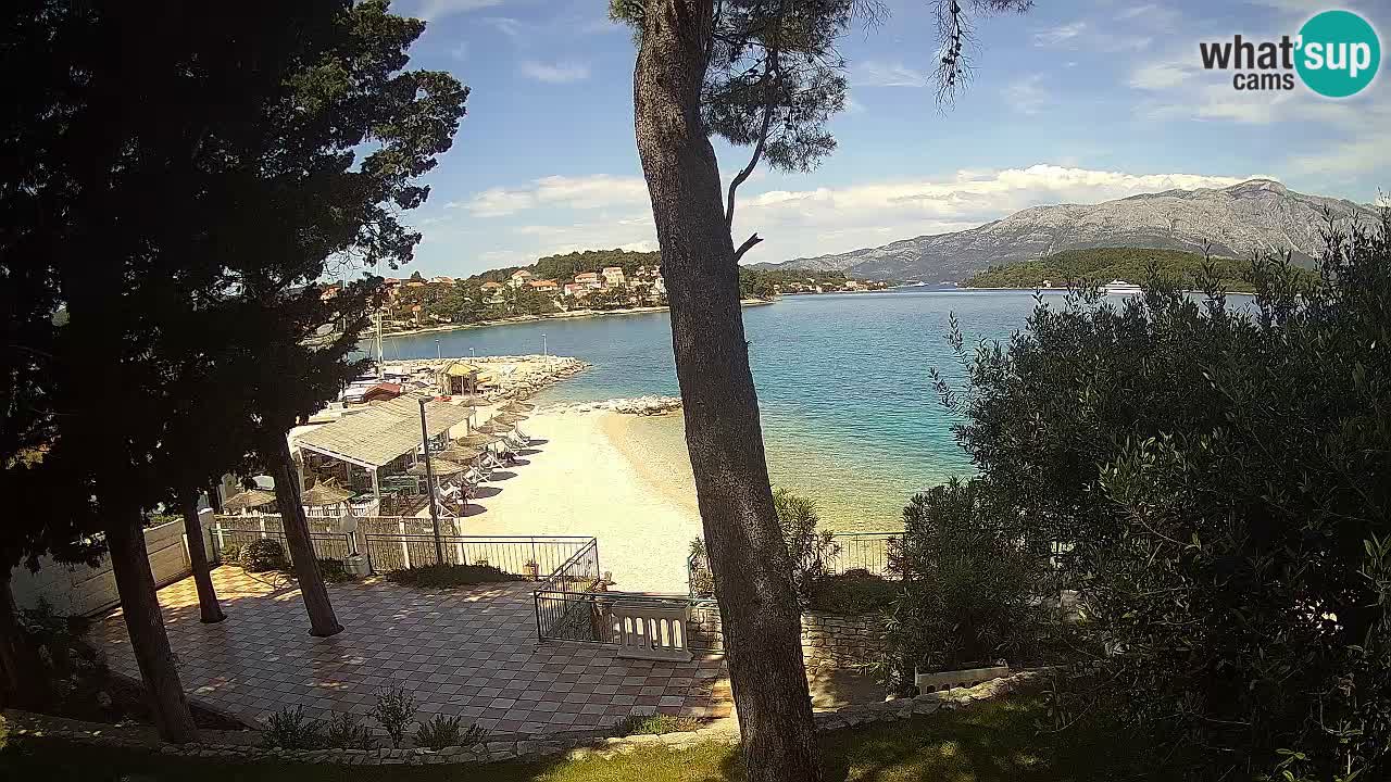 Web kamera Lumbarda – Plaža Prvi Žal – Korčula