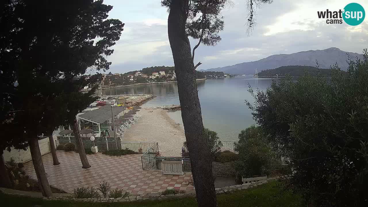 Webcam Lumbarda – Prvi Žal beach – Korčula