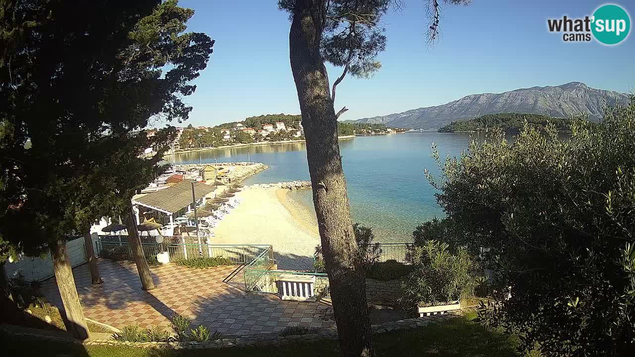Webcam Lumbarda – Prvi Žal beach – Korčula