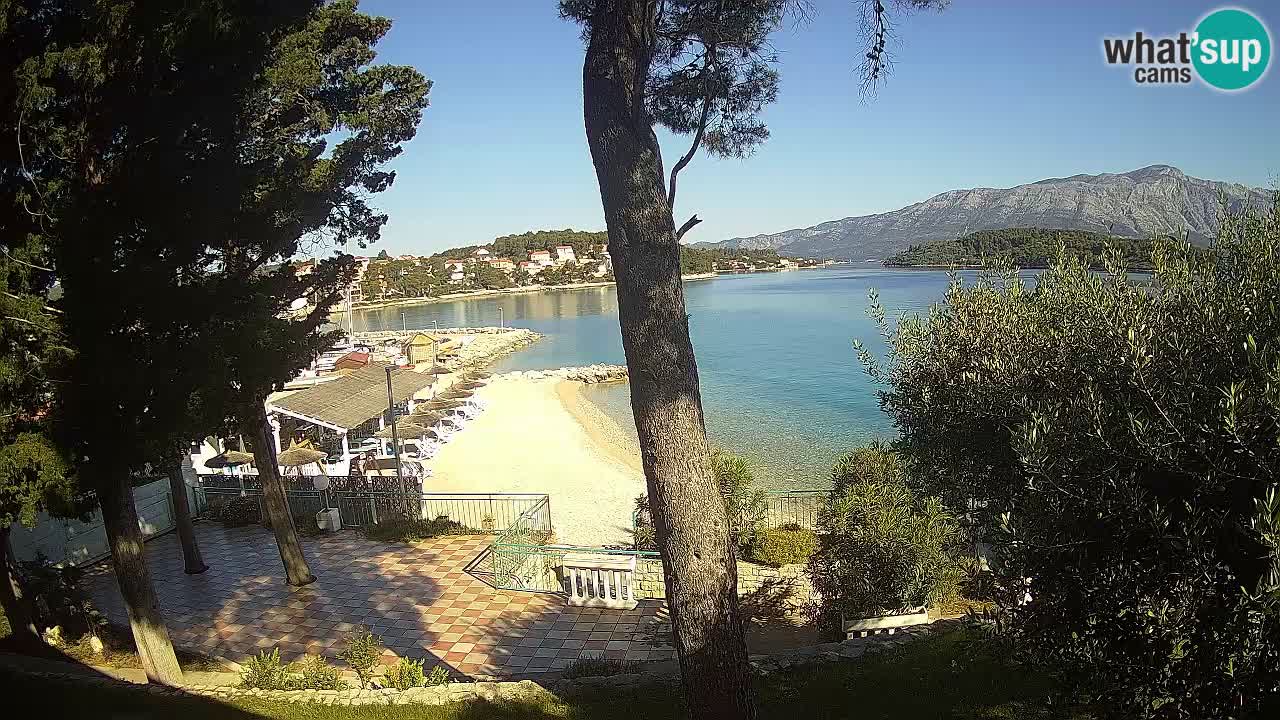 Webcam Lumbarda – Prvi Žal beach – Korčula
