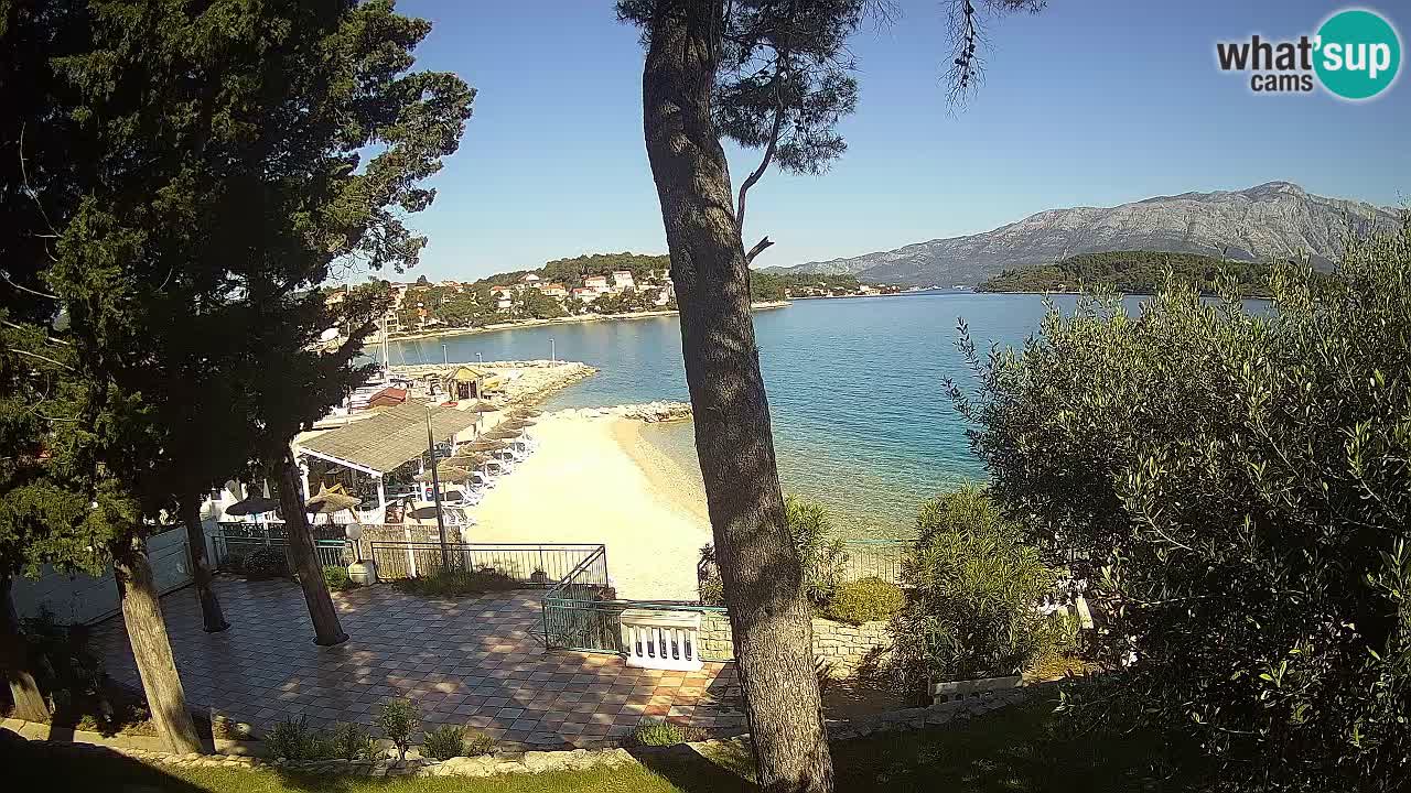 Webcam Lumbarda – Prvi Žal beach – Korčula