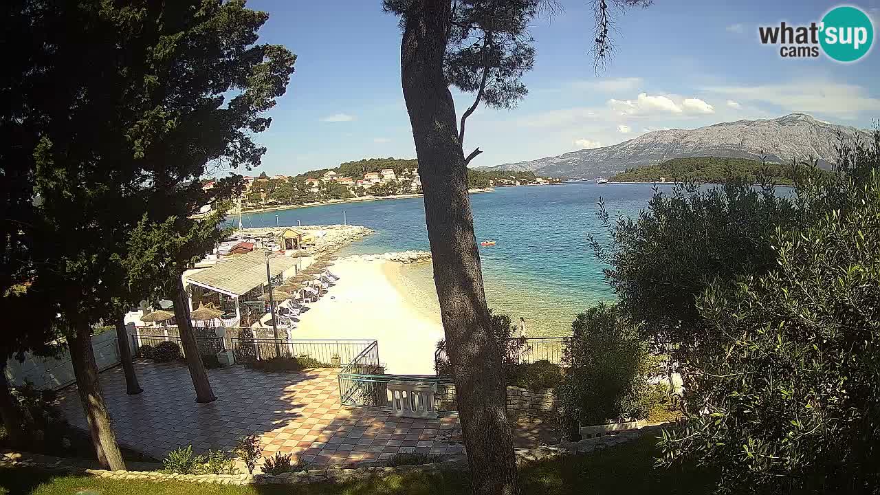 Webcam Lumbarda – Prvi Žal beach – Korčula