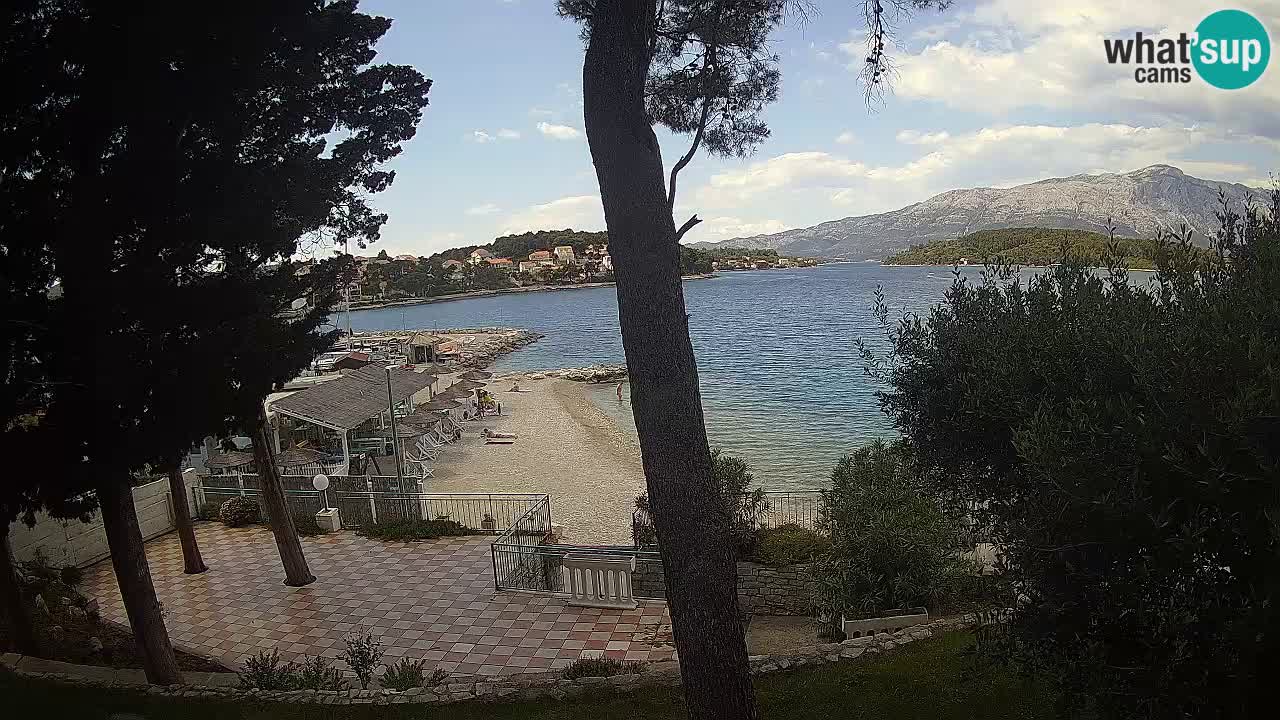 Webcam Lumbarda – Prvi Žal beach – Korčula