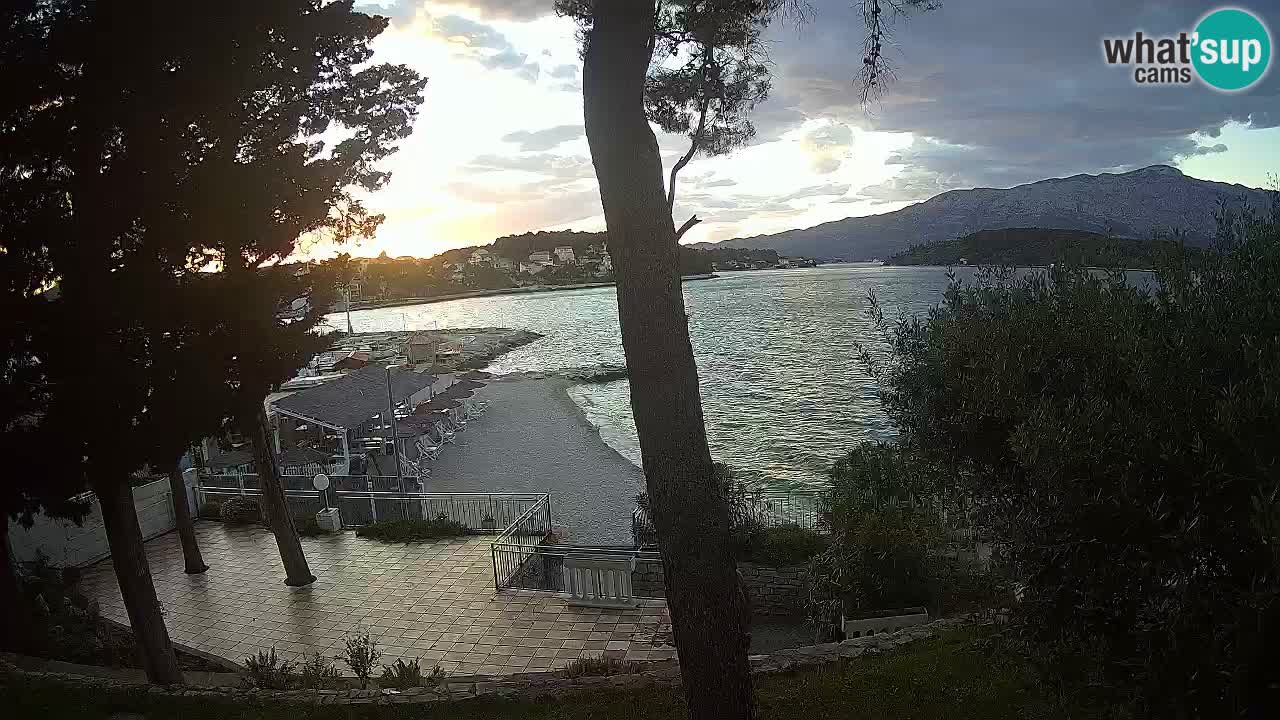 Camera en vivo Lumbarda – Playa Prvi Žal – Korčula