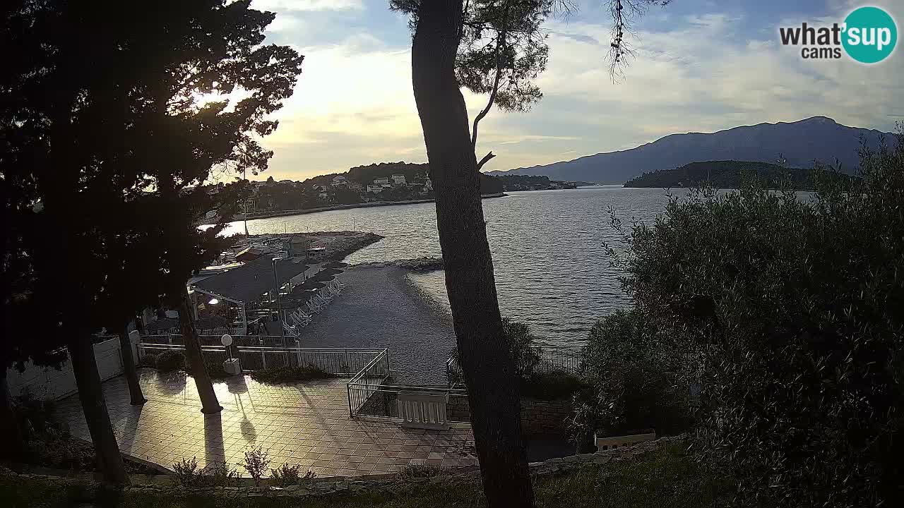Web kamera Lumbarda – Plaža Prvi Žal – Korčula
