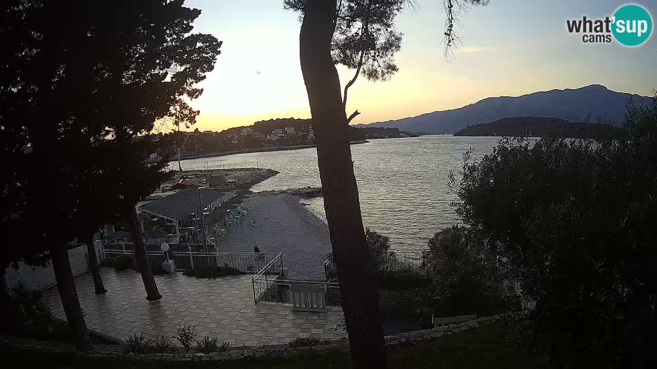 Web kamera Lumbarda – Plaža Prvi Žal – Korčula