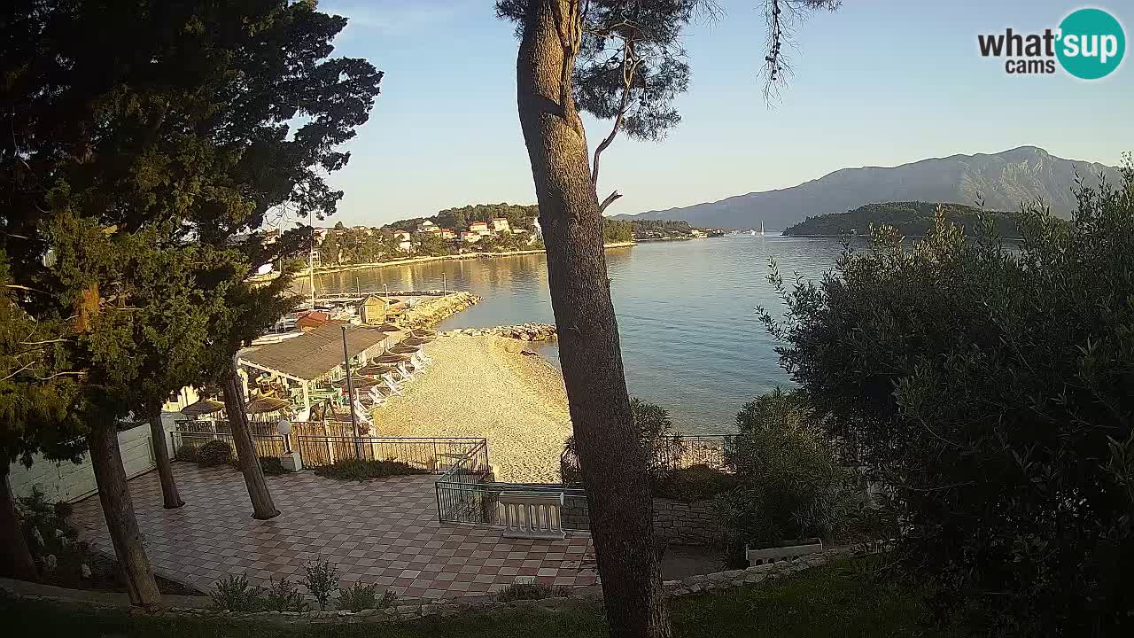 Camera en vivo Lumbarda – Playa Prvi Žal – Korčula