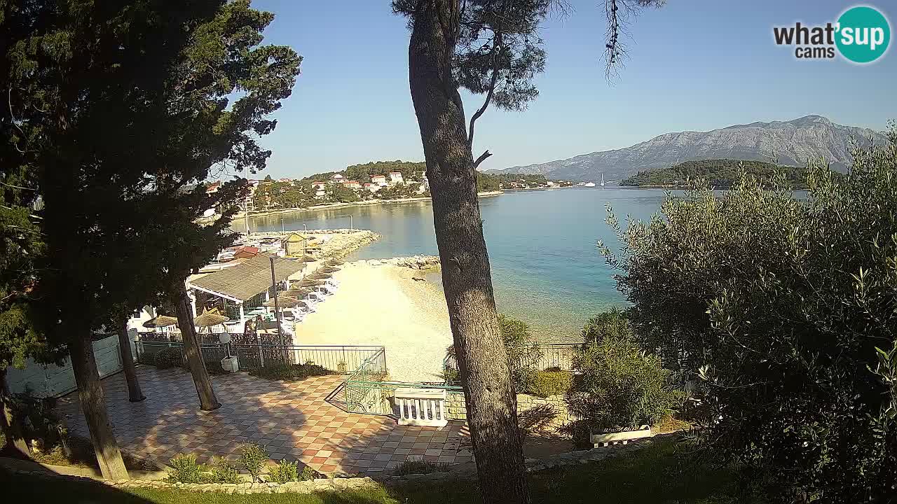 Web kamera Lumbarda – Plaža Prvi Žal – Korčula