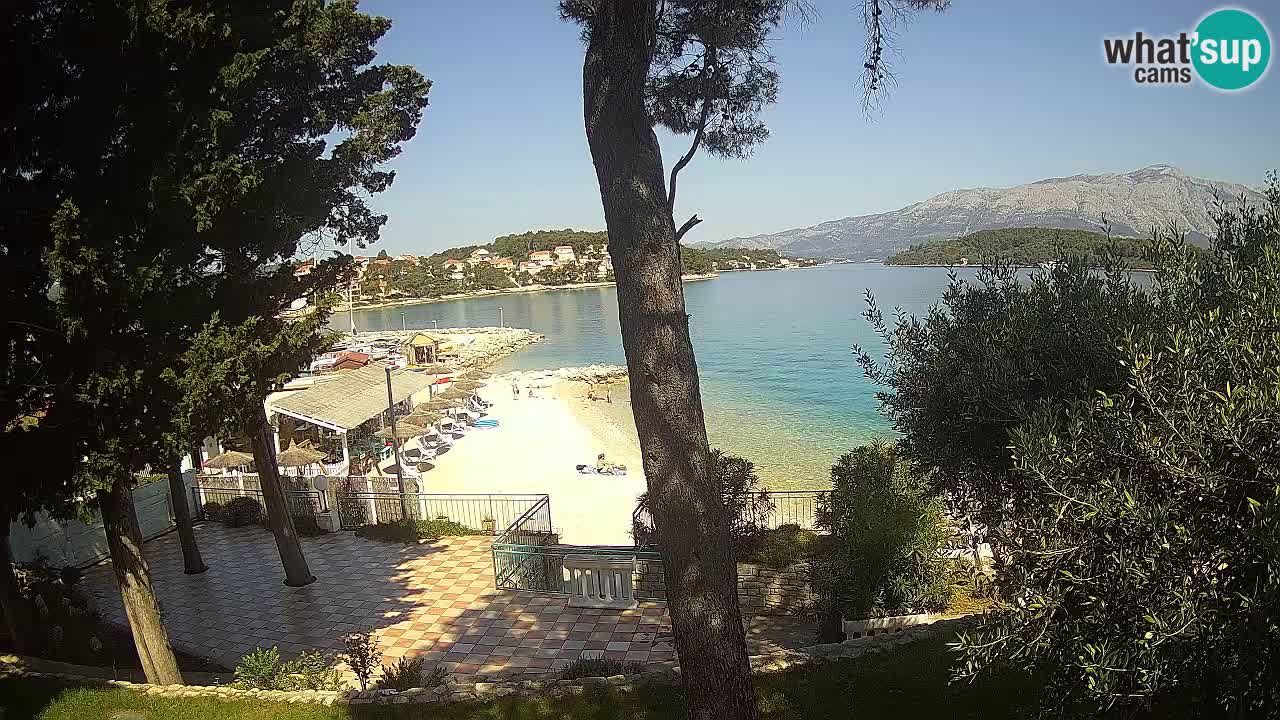 Webcam Lumbarda – Prvi Žal beach – Korčula