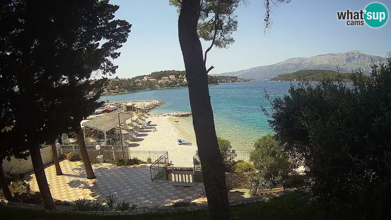 Webcam Lumbarda – Prvi Žal beach – Korčula