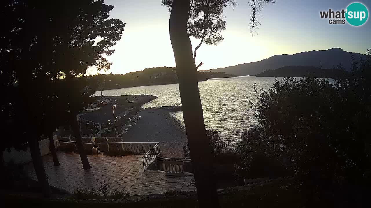 Webcam live Lumbarda – Plage Prvi Žal – Korčula