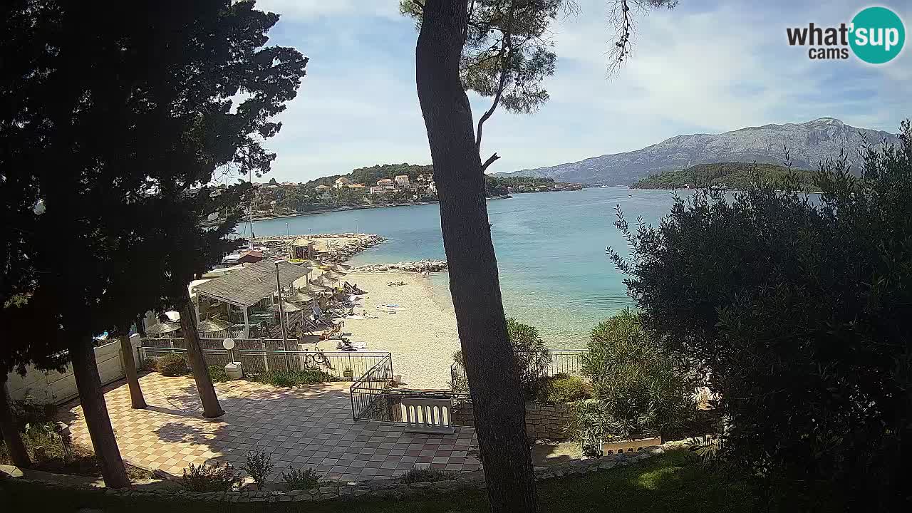 Webcam Lumbarda – Prvi Žal beach – Korčula