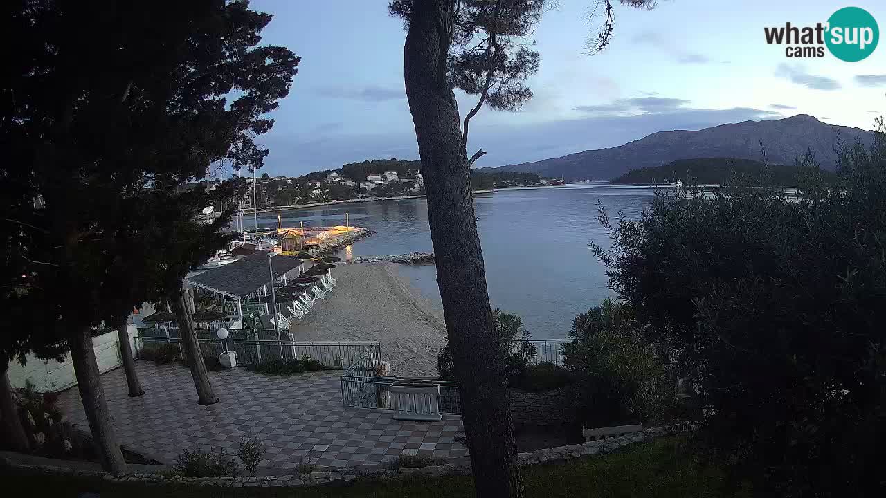 Webcam Lumbarda – Prvi Žal beach – Korčula