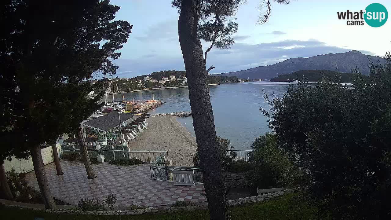 Camera en vivo Lumbarda – Playa Prvi Žal – Korčula