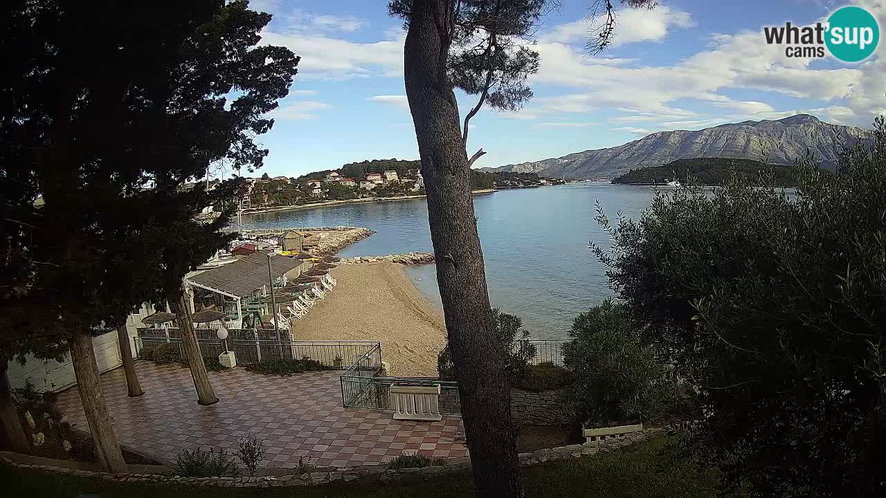 Web kamera Lumbarda – Plaža Prvi Žal – Korčula