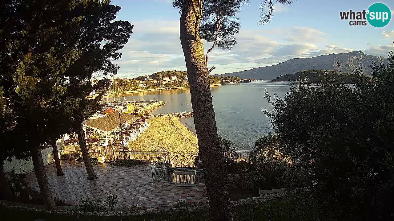 Webcam Lumbarda – Prvi Žal beach – Korčula