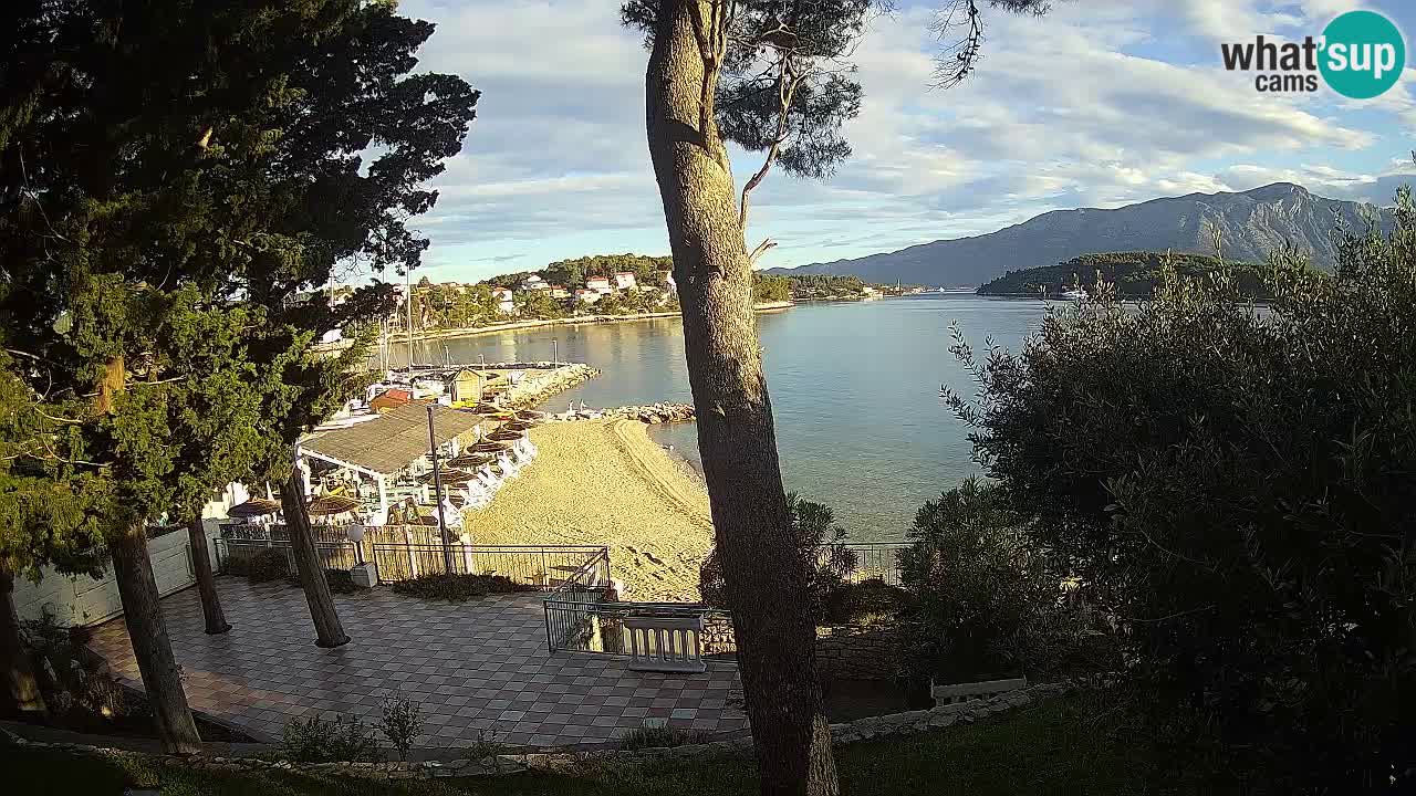 Webcam Lumbarda – Prvi Žal beach – Korčula