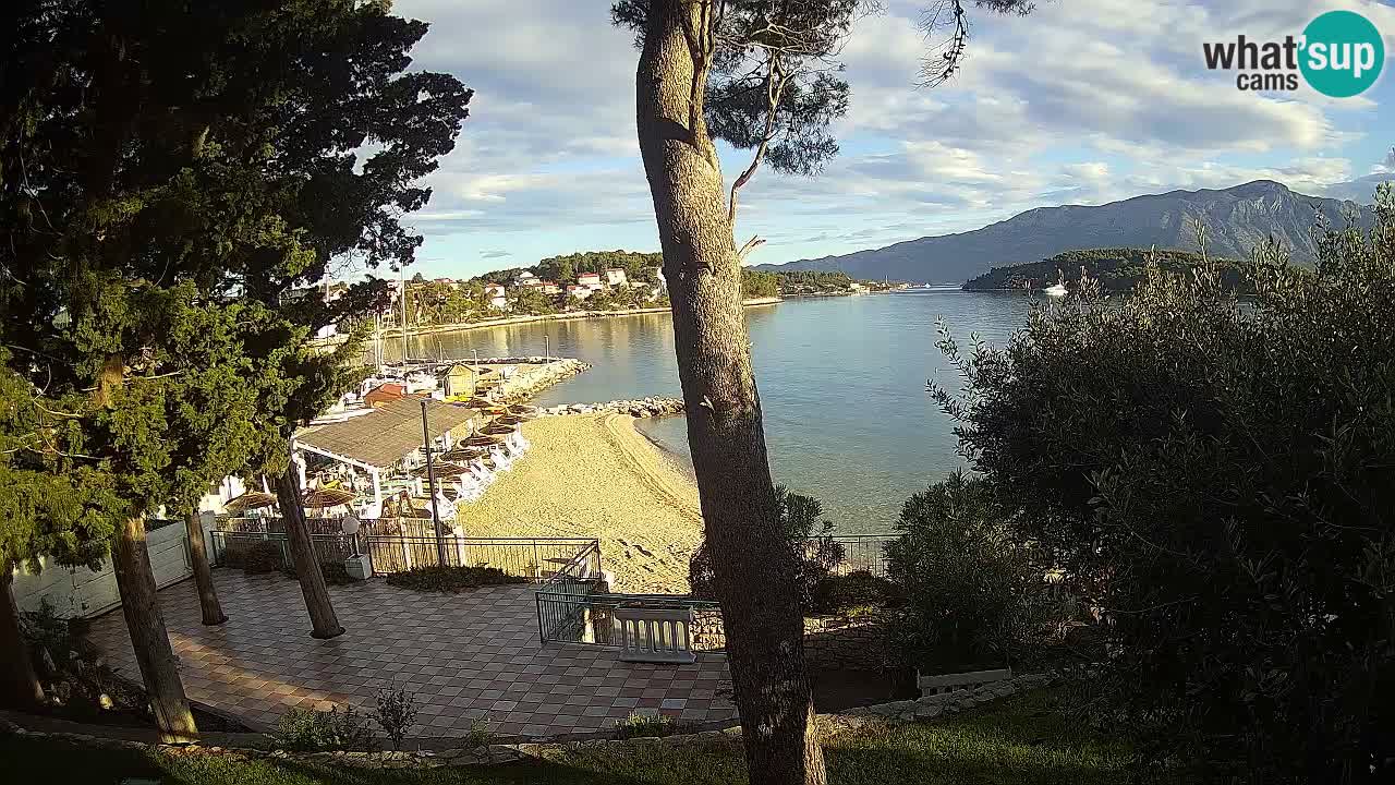 Webcam Lumbarda – Prvi Žal beach – Korčula