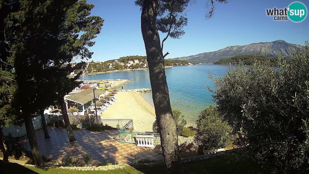 Webcam Lumbarda – Prvi Žal beach – Korčula