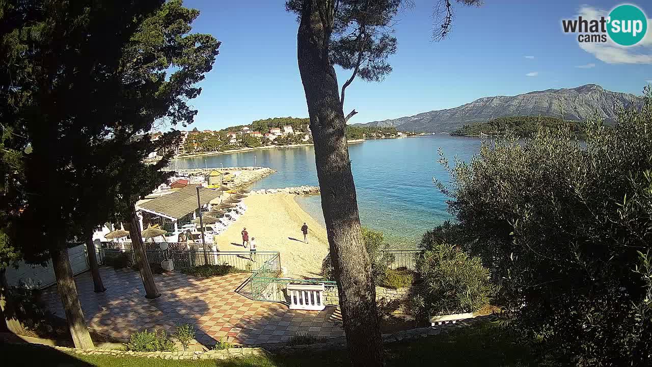 Webcam Lumbarda – Prvi Žal beach – Korčula