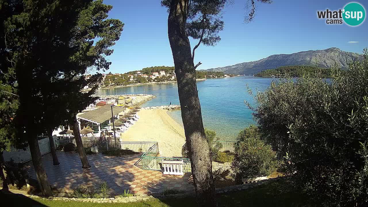 Web kamera Lumbarda – Plaža Prvi Žal – Korčula