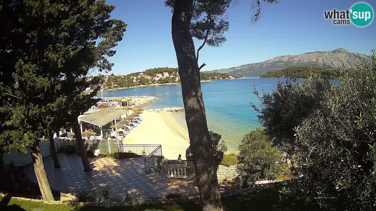 Webcam Lumbarda – Prvi Žal beach – Korčula